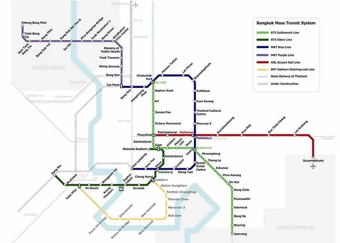 Thip At Surawong Апартаменты Бангкок